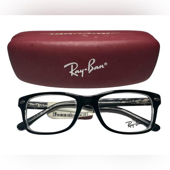 Ray ban RY1531 3529 Transparent Black Glasses Eyewear Junior Kids